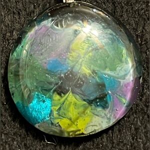 Rainbow Colorful Abstract Pendant